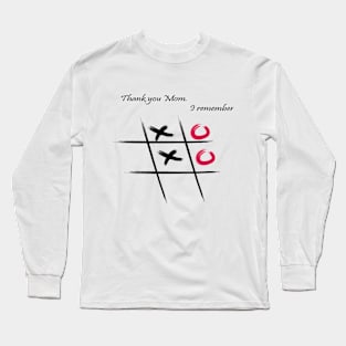 Mother's Day - Tic Tac Toe Long Sleeve T-Shirt